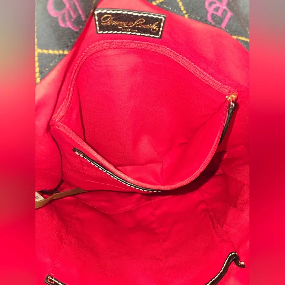 Dooney & Bourke Rainbow Canvas Shoulder Bag - Picture 8 of 14